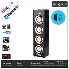 Batería 40W 5000 mAh batería subwoofer audio 2016 Venta caliente Karaoke portátil Bluetooth Altavoz inalámbrico